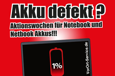 Akkuwochen Laptop und Netbook