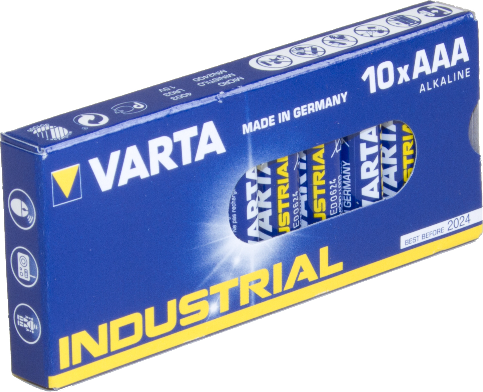 Varta Alkaline Industrial 4003, Micro AAA LR03